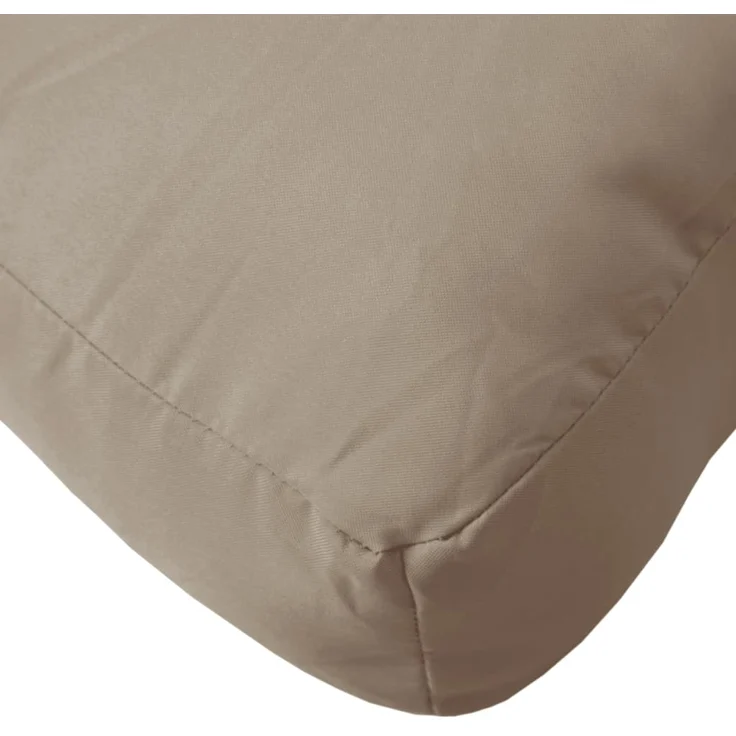 vidaXL Palettenkissen 2-tlg. Taupe Oxford-Gewebe – Bild 7