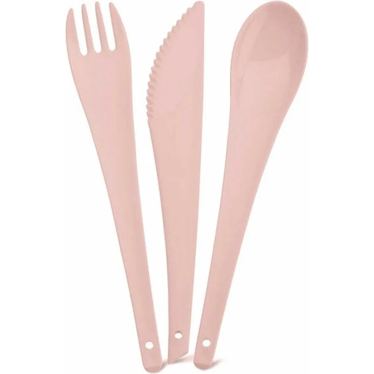 KOZIOL Besteck-Set Rio 3-tlg. Powder Pink (3-tlg), Kunststoff, ideal für draußen – Bild 3