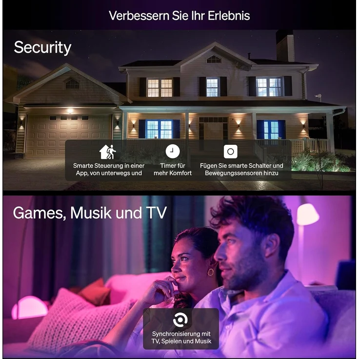 Philips Hue Essential White & Cool Amb. 345 GU10 1P EU – Bild 9