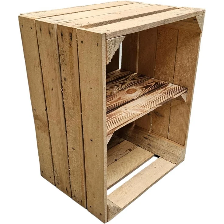 Holzkisten Vintage 3er Set 50 x 40 x 30cm Ablage kurz – Bild 5