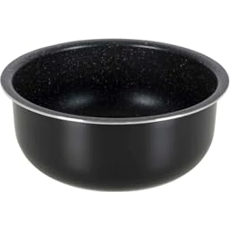 Gimex Black Line Kochtopfset 7 TLG. Aluminium Kochgeschirr Campinggeschirr mit Antihaft-Beschichtung, Induktion geeignet, Black Design – Bild 4