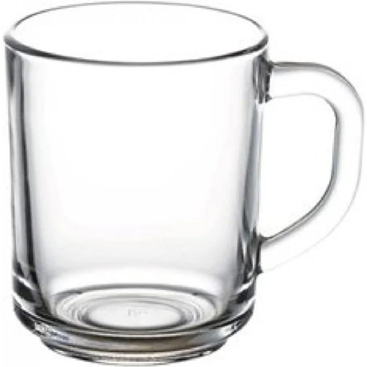 Pasabahce 2er Teeglas mit Henkel Tee Griff Teegläser Trinkgläser Wassergläser Becher transparent