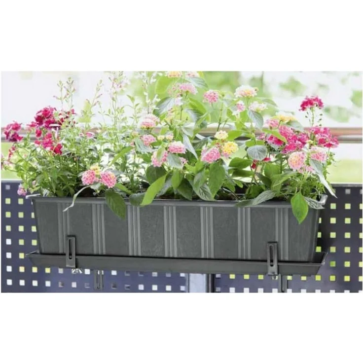 Geli Blumentopfuntersetzer Blumenkasten Untersetzer, Blumenkasten 50 cm, anthrazit – Bild 1