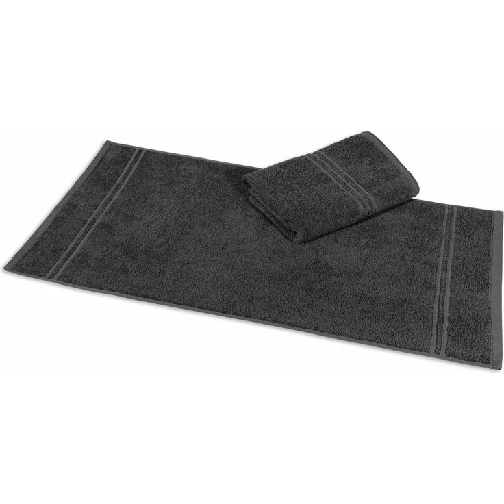aurora Objektwäsche Badetücher Gästetuch Rio 30x50cm - 450 g/m² anthrazit, 100%BW – Bild 2