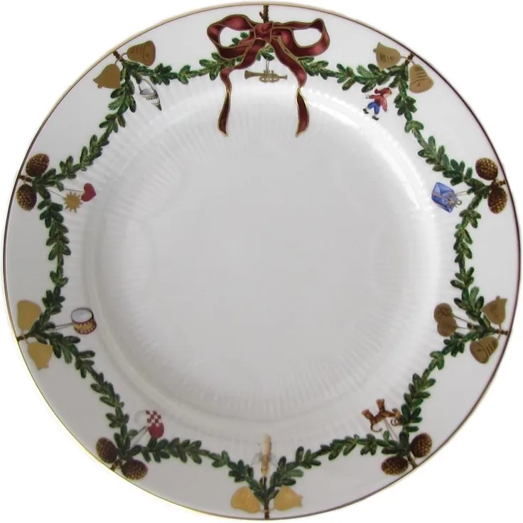 Royal Copenhagen Starfluted Christmas Teller flach 22 cm