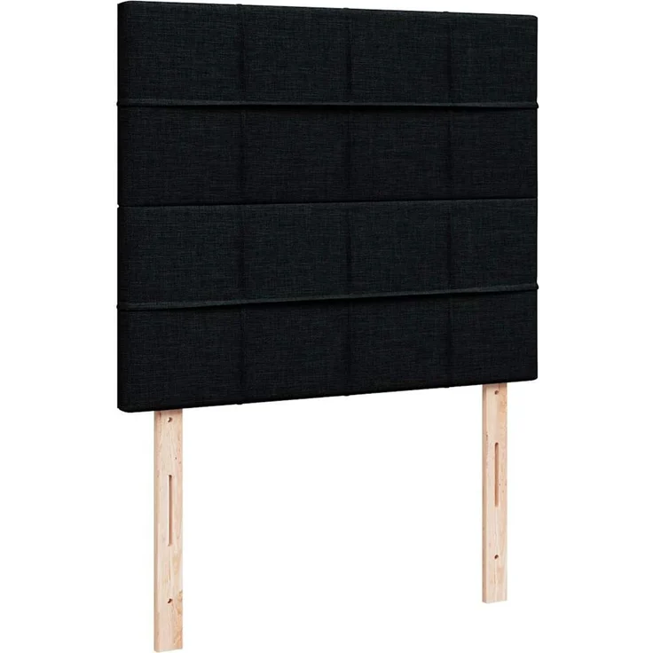 vidaXL Ottoman-Bett mit Matratze & LEDs Schwarz 120x200 cm Stoff 3313998 – Bild 8