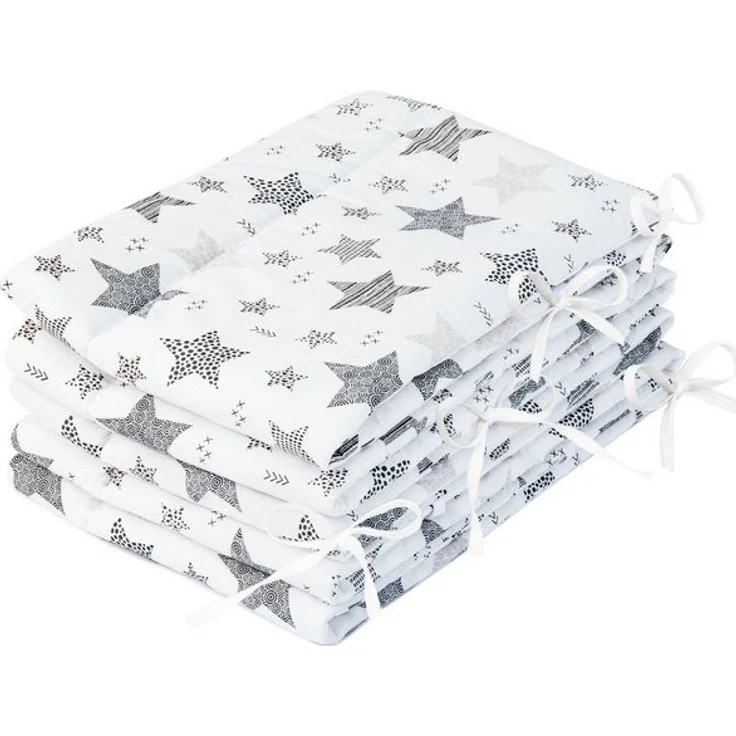 Amilian Bettnestchen Bettumrandung (Made in EU) 420x30 cm - für Babybett 140x70 cm geeignet, (140 x 70 cm geeignet (rundherum) mit Kantenschutz, Nestchen), Umrandungen – Bild 4