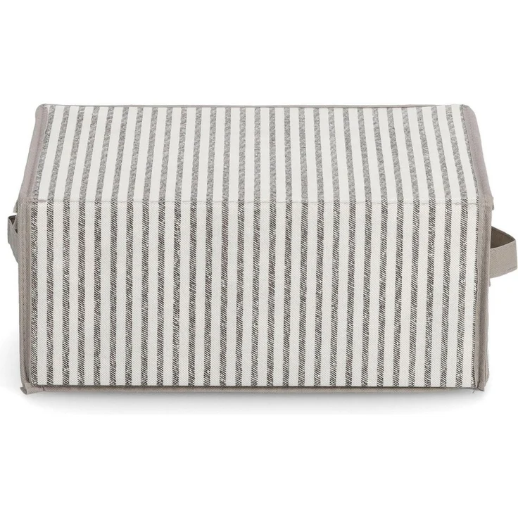 Zeller Present Aufbewahrungsbox Stripes, Vlies, beige – Bild 3