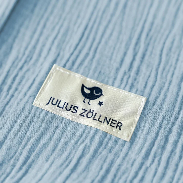 Julius Zöllner Baby Sommerschlafsack Musselin denim 60 cm – Bild 4