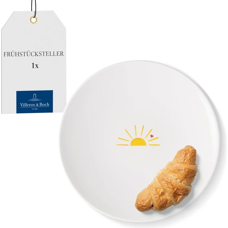 Villeroy & Boch With Love Frühstücksteller ø 21,2 cm Hello Sunshine – Bild 1
