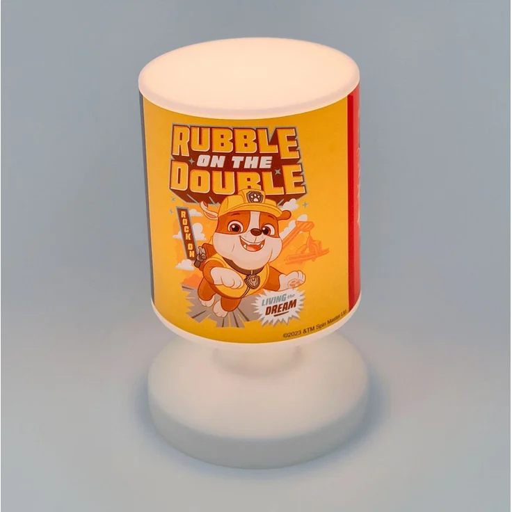 LED Akku Tischleuchte mit 3 Paw Patrol Motiven, per USB aufladbar, Höhe 20cm – Bild 6