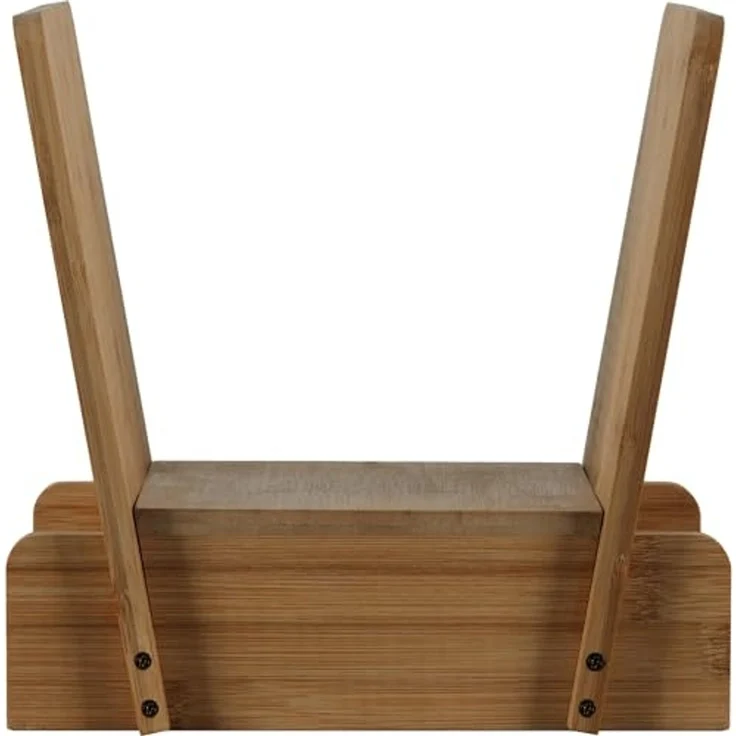 Stagecaptain Aufbewahrungsbox LPSB-40 Bambus LP-Ständer Regal für Schallplatten und mehr (inklusive Schrauben für den Zusammenbau), Platz für bis zu 40 12"-LPs – Bild 7