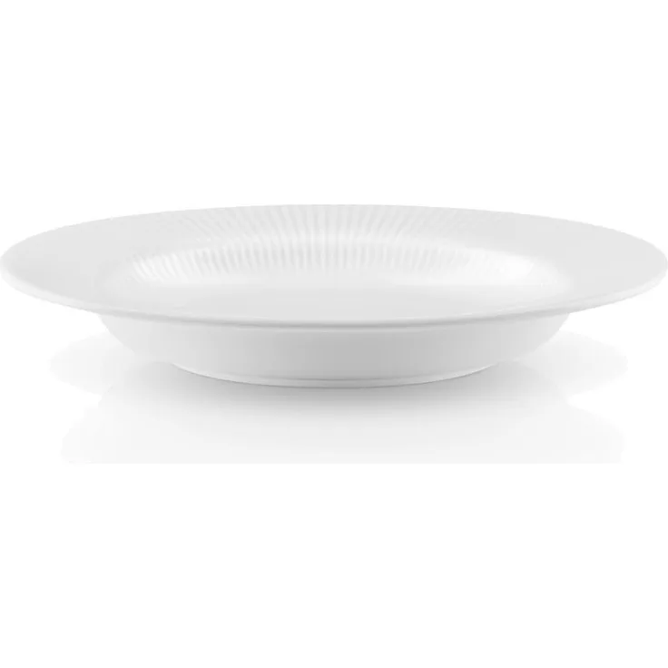 Eva Solo Legio Nova Kleine Platte, Servierplatte, Serviertablett, Porzellan, Weiß, 21x17 cm, 887226