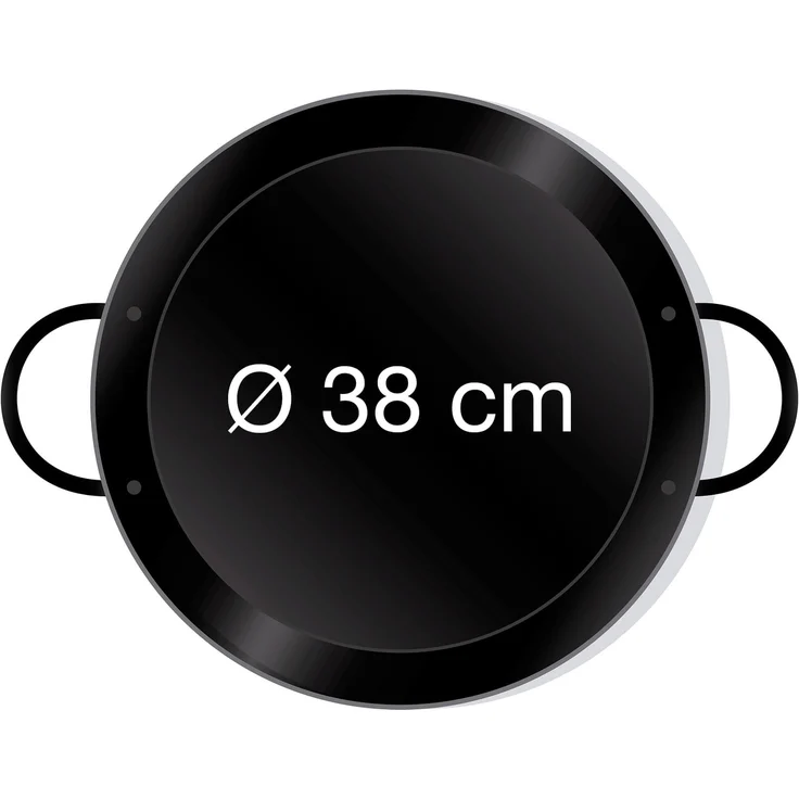 Paella-Pfanne emailliert Ø 38 cm – Bild 3