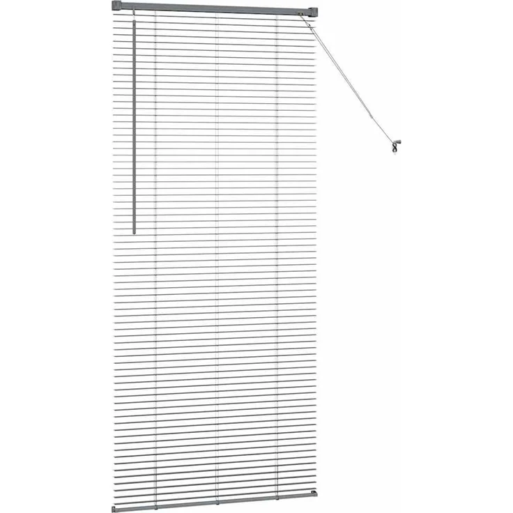vidaXL Venezianische Jalousie Dunkelgrau 175 x 80 cm 25 mm Aluminium 42006068 – Bild 6