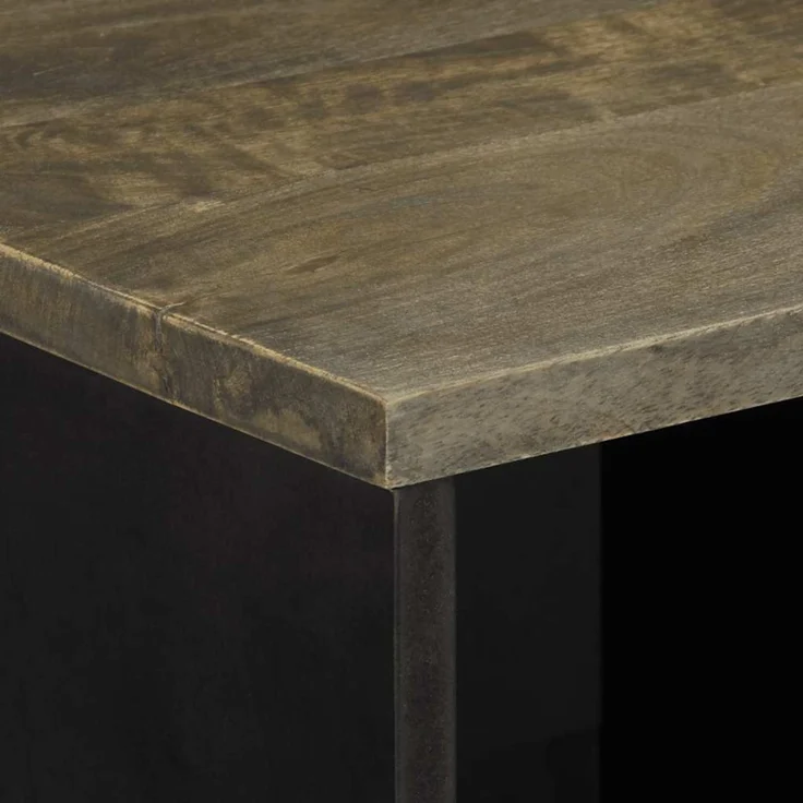 Sideboard, Kommode 80x33x75 cm Massivholz Mango – Bild 6