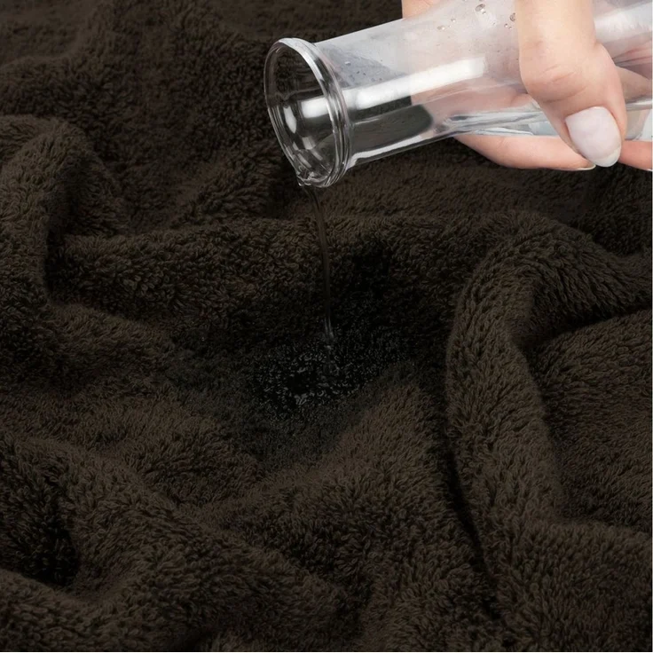 Hammetex 2er Set Extra Große Badetücher – 80x200 cm Saunatücher, 500 GSM, 100% Baumwolle – Weich & Saugfähig – Luxuriöse Große Spa-Handtücher, Braun – Bild 4