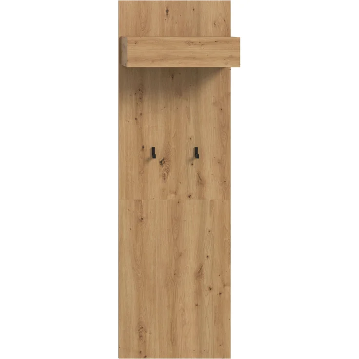 Garderobenpaneel >Drive< in artisan oak - 160x50x6cm (BxHxT) – Bild 2