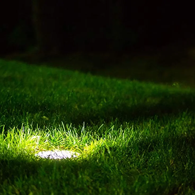 linovum LED Gartenstrahler BORU Bodeneinbaustrahler IP67 mit LED GU10 Lampe 2W warmweiss - Spot, Warmweiß – Bild 6