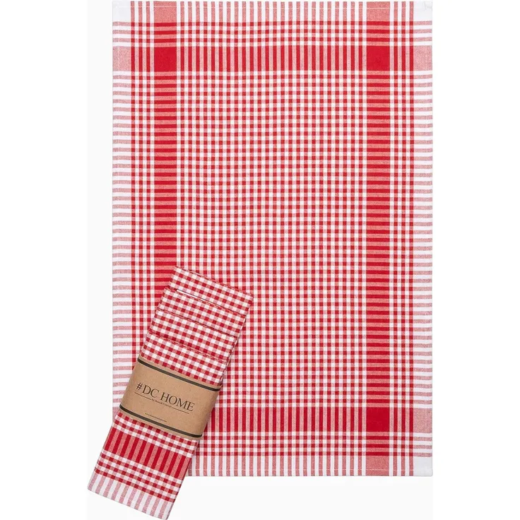 Hermia Concept 'Poti - Red' Handtuch-Set (5-teilig), Rot, 45 x 65 cm