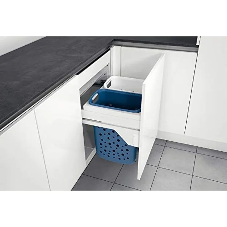 TIDY 2-fach Wäschebehälterauszug S 600 mit Vollauszug und Dämpfung / HAILO 3270-69 / Schrankausstattung / Wäschebox / Wäschekorb