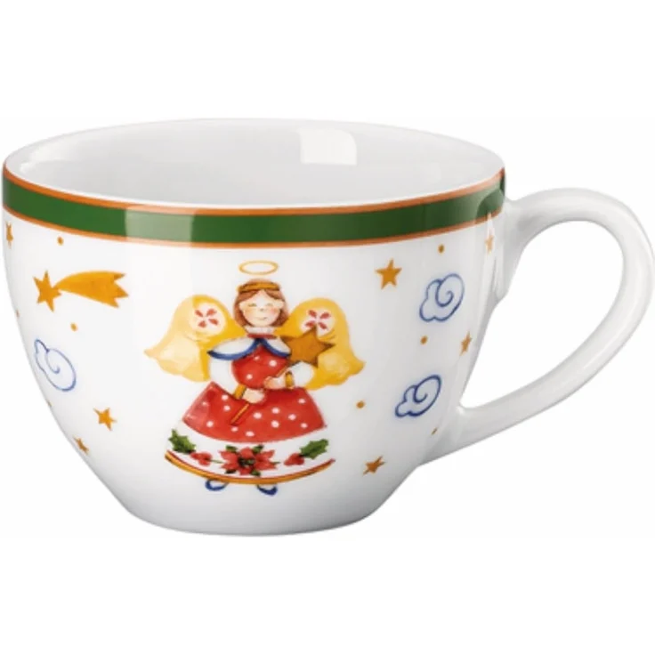 Hutschenreuther Espressotasse Happy Wintertime Weihnachtsgeschirr, Porzellan, 0,10 L – Bild 1