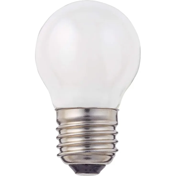 hellum Led Birnen E27, Glühbirne E27 Warmweiß mit 4,5 Watt Mini Globe Ersatz für 40W Glühlampen 470 Lumen 2700 Kelvin, Lampe E27 für Led Beleuchtung matt 209211