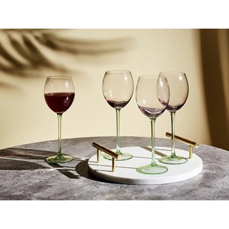 Weingläser im 4er Set DIOPSIDE 360 ml Rosa – Bild 2