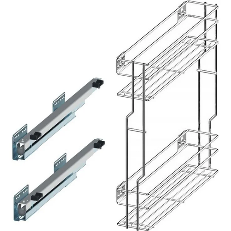 Prima-Online Auszugsunterschrank Unterschrankauszug Küchenauszug Schrankauszug Softclose 150/200/250mm – Bild 1