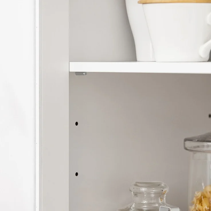 SoBuy FSB78-W Kücheninsel, MDF, Lackiert, Weiß, 88,5 x 89 x 40 cm – Bild 7