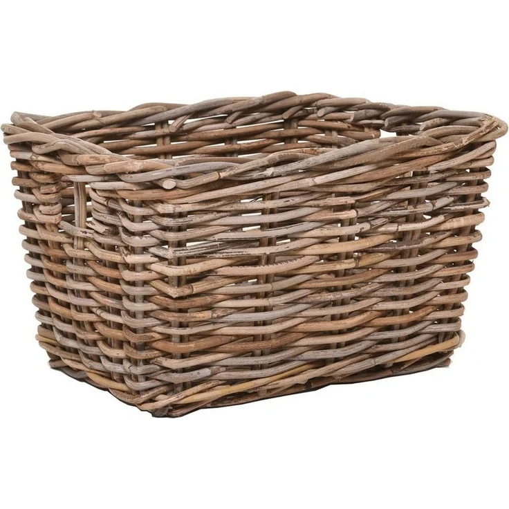 VIVANNO Regalkorb Rattan CESTA Kasten - Natur Geflochten (1 St), 26x33x20 cm – Bild 1