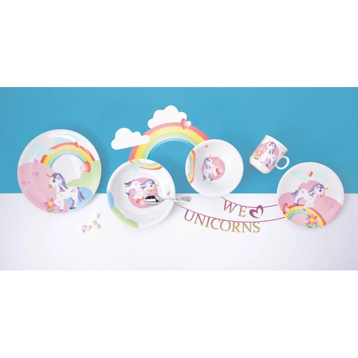 Seltmann Weiden Compact Kindergeschirr Set 5-teilig - Mein kleines Einhorn – Bild 3