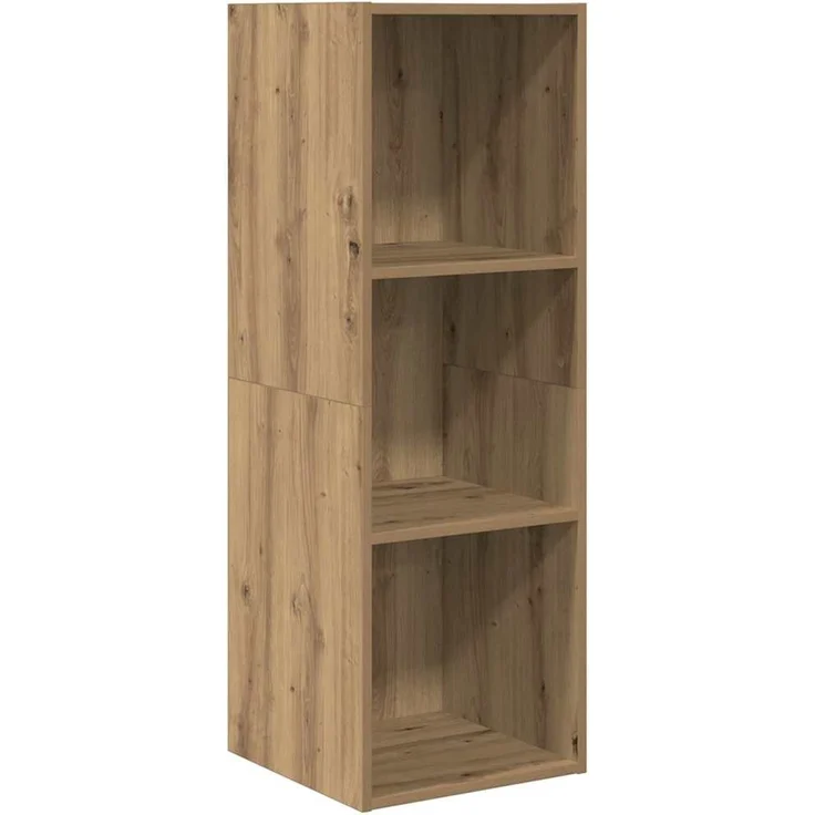 vidaXL TV-Schrankset Wandmontiert 4 pcs Artisan-Eiche Holzwerkstoff 3393422 – Bild 4