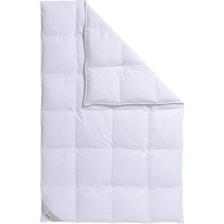 RIBECO Federbettdecke Laram, Bettdecken für Sommer oder Winter, Made in Germany, Füllung: 90% Federn, 10% Daunen, Bezug: Baumwolle, Super Preis-Leistung, Bettdecke 135x200 cm oder 155x220 cm, Decke – Bild 4