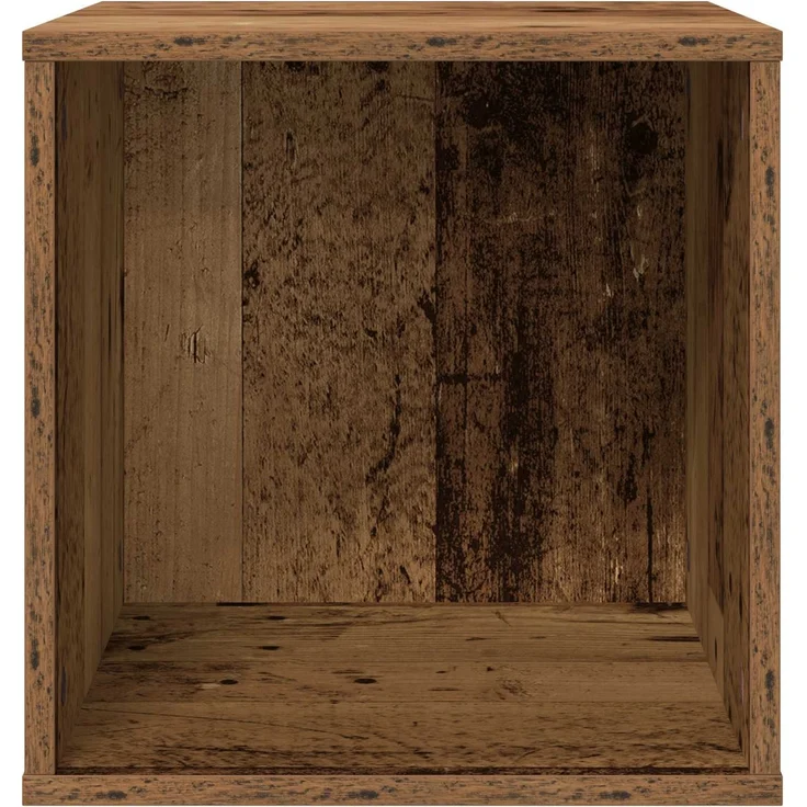 vidaXL Vinyl Album Box Altholz 37 x 36,5 x 38 cm Holzwerkstoff 8012854 – Bild 4