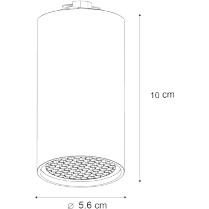 Qazqa Iconic Schienenleuchte, Moderne dimmbare Deckenlampe in Dunkelbronze, GU10-Fassung, 5.6cm, Ideal für Küche und Büro – Bild 4