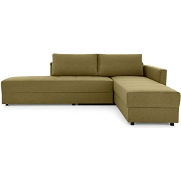 LOOKS by Wolfgang Joop Looks III Designer Sofa mit Boxspringfederung, Ecksofa mit Bettfunktion, braun, 287x229x77 cm – Bild 2