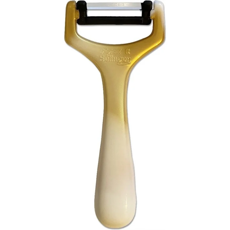 SMI Sparschäler Solingen Gemüseschäler Kartoffelschäler Sparschäler Universalschäler, (1-tlg, 1 tlg), Gold-Weiß – Bild 5