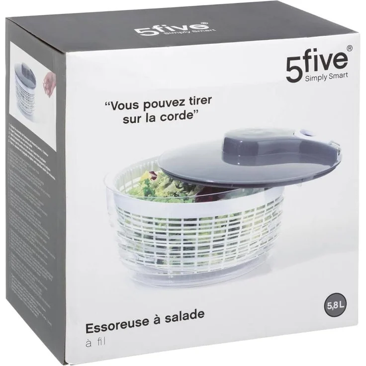 Salatschleuder mit Draht - 5five Simple Smart – Bild 2