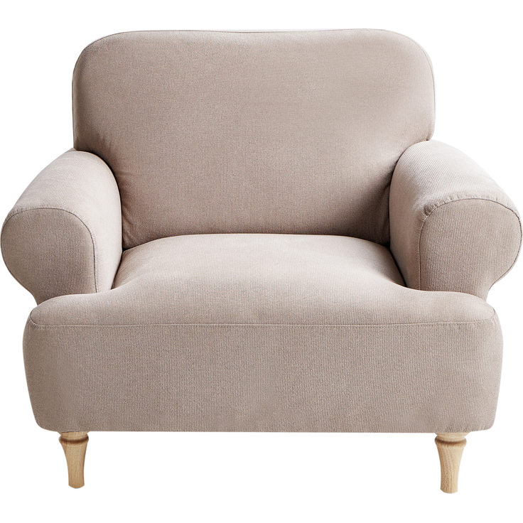 Sessel KIBERG Stoff Taupe – Bild 4