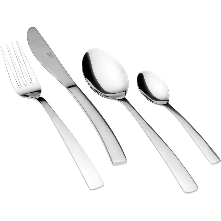 Mäser, Serie Lissabon, Besteckgarnitur 24-teilig, Besteck-Set aus rostfreiem Edelstahl 18-0