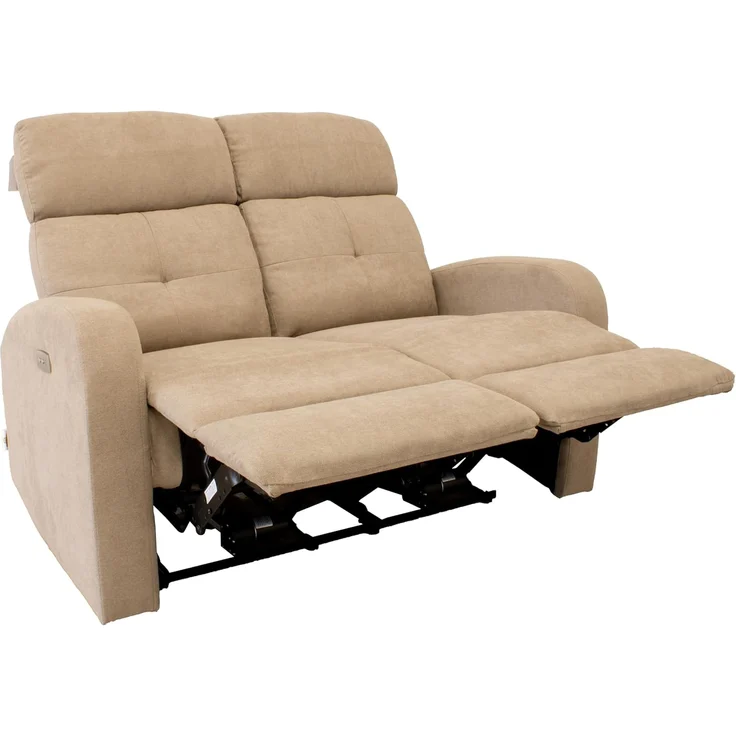 GARDENIA Elektrisches Sofa mit Verstellbarer Rückenlehne, Basis: Metall, Taupe, 130 x 77 x 104 cm – Bild 5