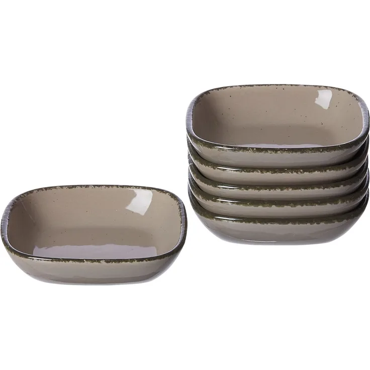 Ritzenhoff & Breker Casa Dipschalen-Set ø 10 cm 6-teilig grau