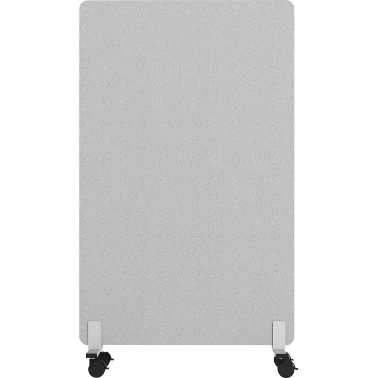 Rheinland Möbel FocusWall STWR1018 – Akustik-Stellwand 1000×1800 mm in Stofffarbe Slip inkl. Rollen – Mobile Schreibtisch-Trennwand für Büro & Homeoffice – Schallschutz – Made in Germany – Bild 1