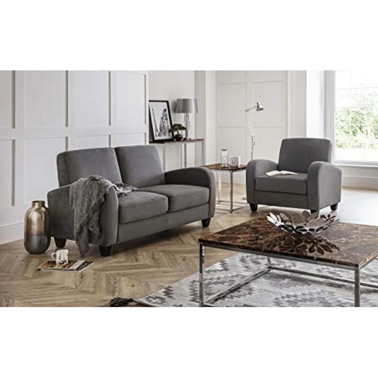 Julian Bowen Vivo Sessel, Grau – Bild 3