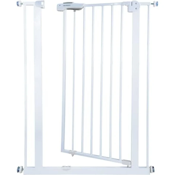 Absperrgitter Treppenschutzgitter weiß für 75-85cm Durchgang 110cm Hoch – Bild 4