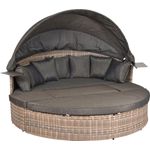 MERXX Gartenlounge-Set Riva Premium, (Set, 15-tlg), Relaxinsel, inkl. Sitz-und Rückenkissen