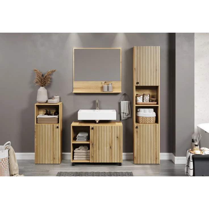 Badmöbel Set Bliss in Evoke Eiche 180 cm – Bild 9