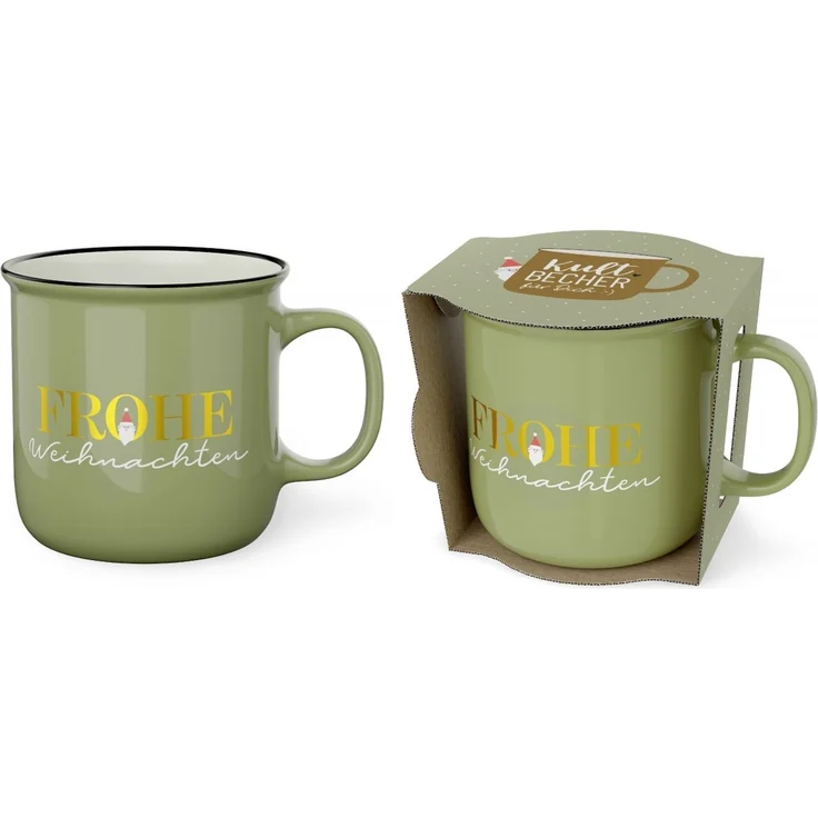 Kult-Becher Kaffeetasse Tasse 0,25l Geschenk Weihnachten la vida Santa 9041261