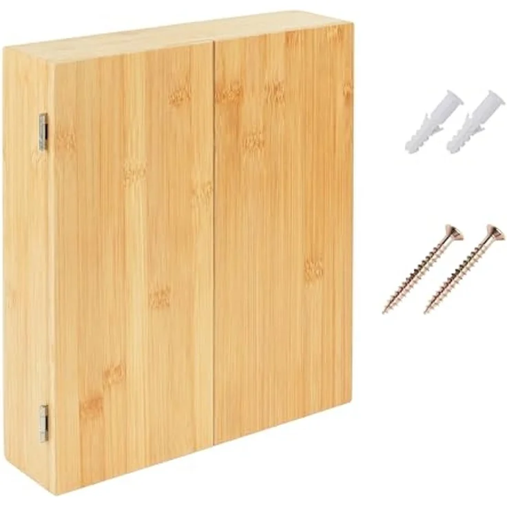 Relaxdays Teebox Bambus 9 Fächer – Bild 6